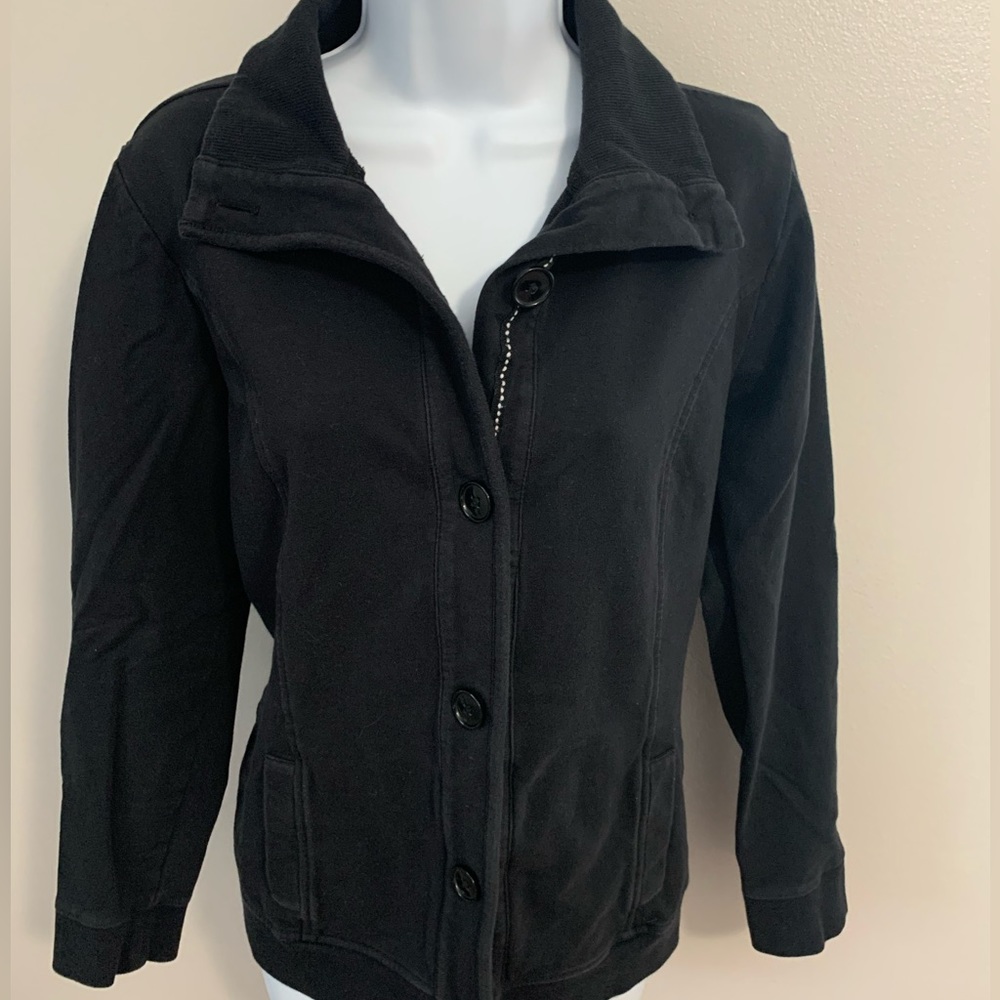 Christopher & Banks Black Button Down